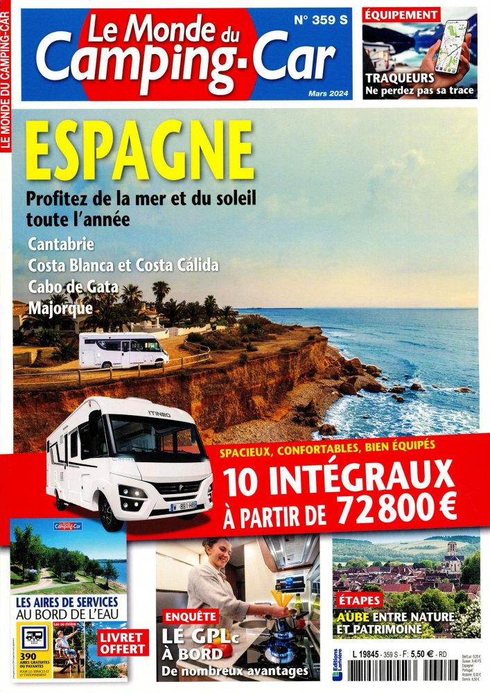 Numéro 359 magazine Le Monde du Camping-Car