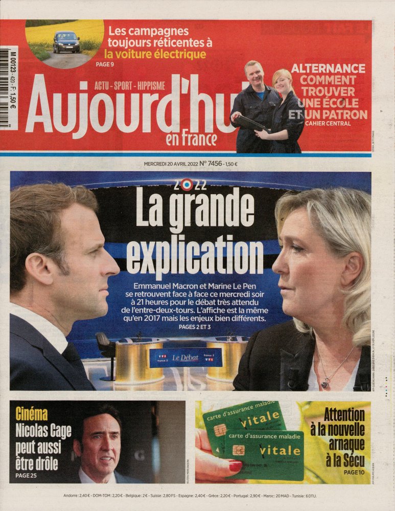 Numéro 420 magazine Aujourd'hui En France