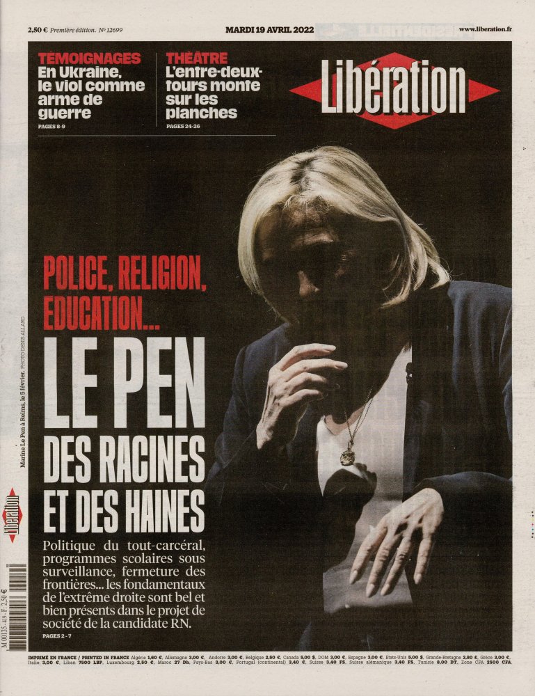 Numéro 419 magazine Libération