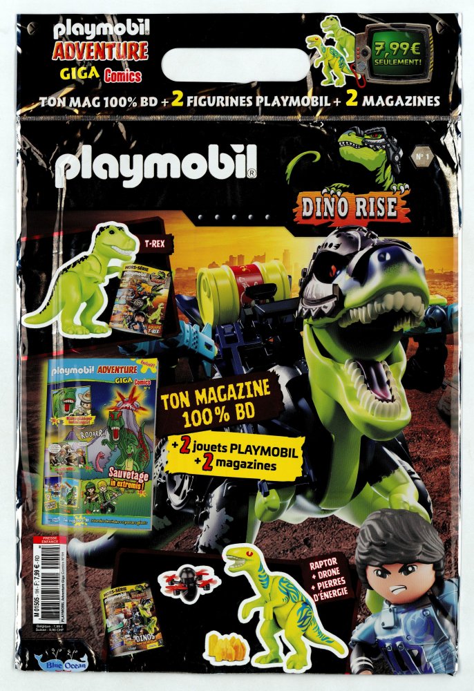 Numéro 1 magazine Playmobil Adventure Giga Comics