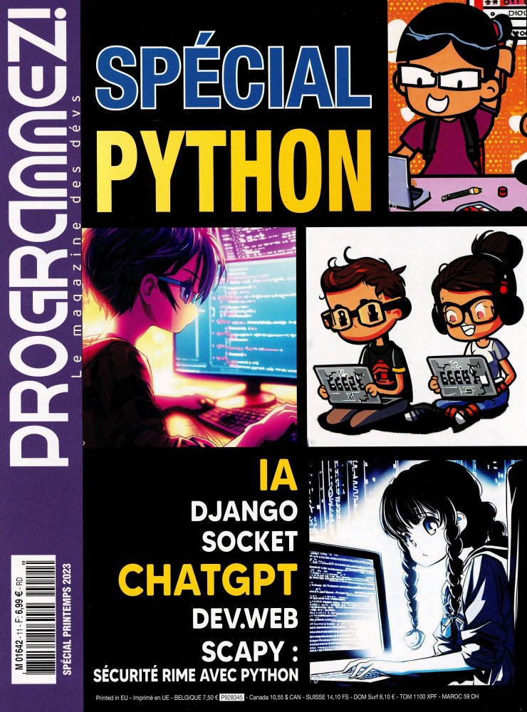 Numéro 11 magazine Programmez! Spécial Python