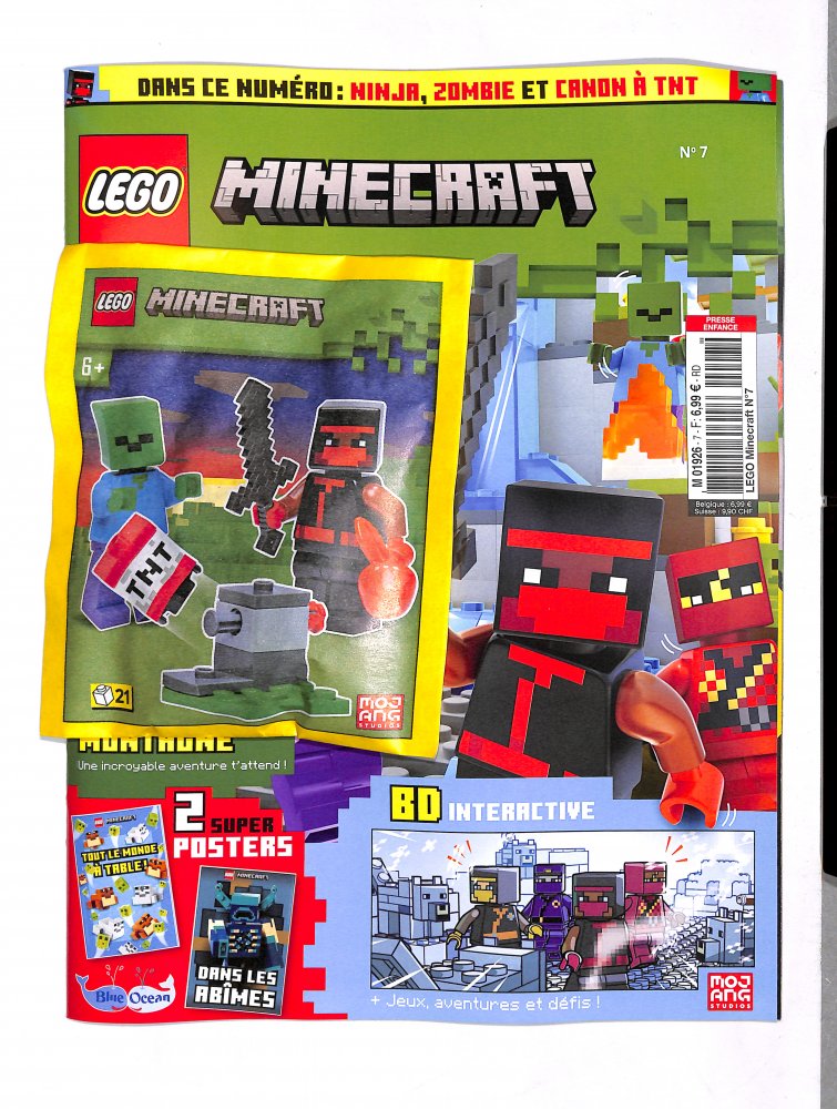 Numéro 7 magazine Lego Minecraft