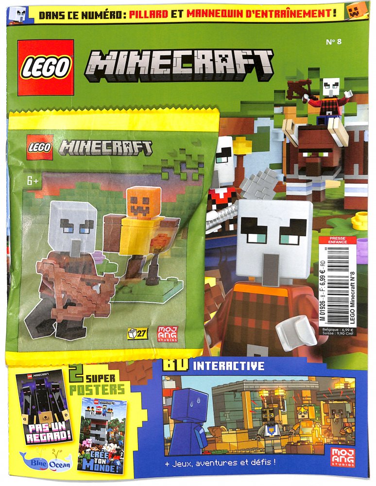 Numéro 8 magazine Lego Minecraft