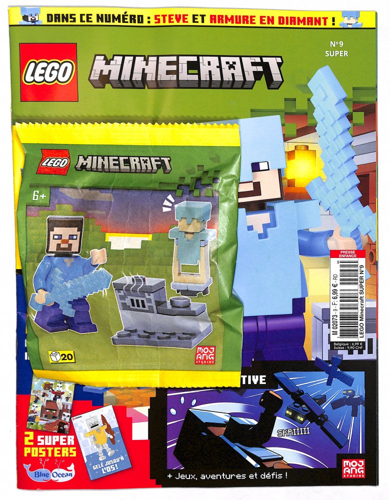 Numéro 9 magazine Lego Minecraft