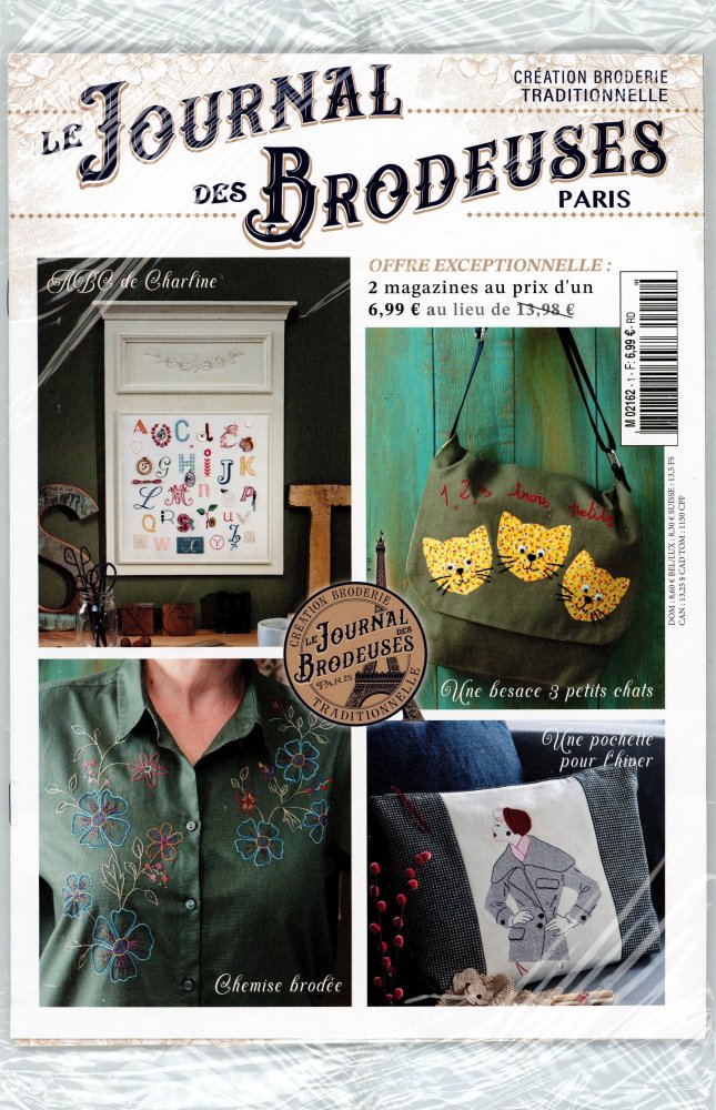 Numéro 1 magazine Pack Journal des Brodeuses