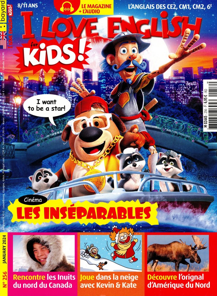 Numéro 256 magazine I Love English for Kids !
