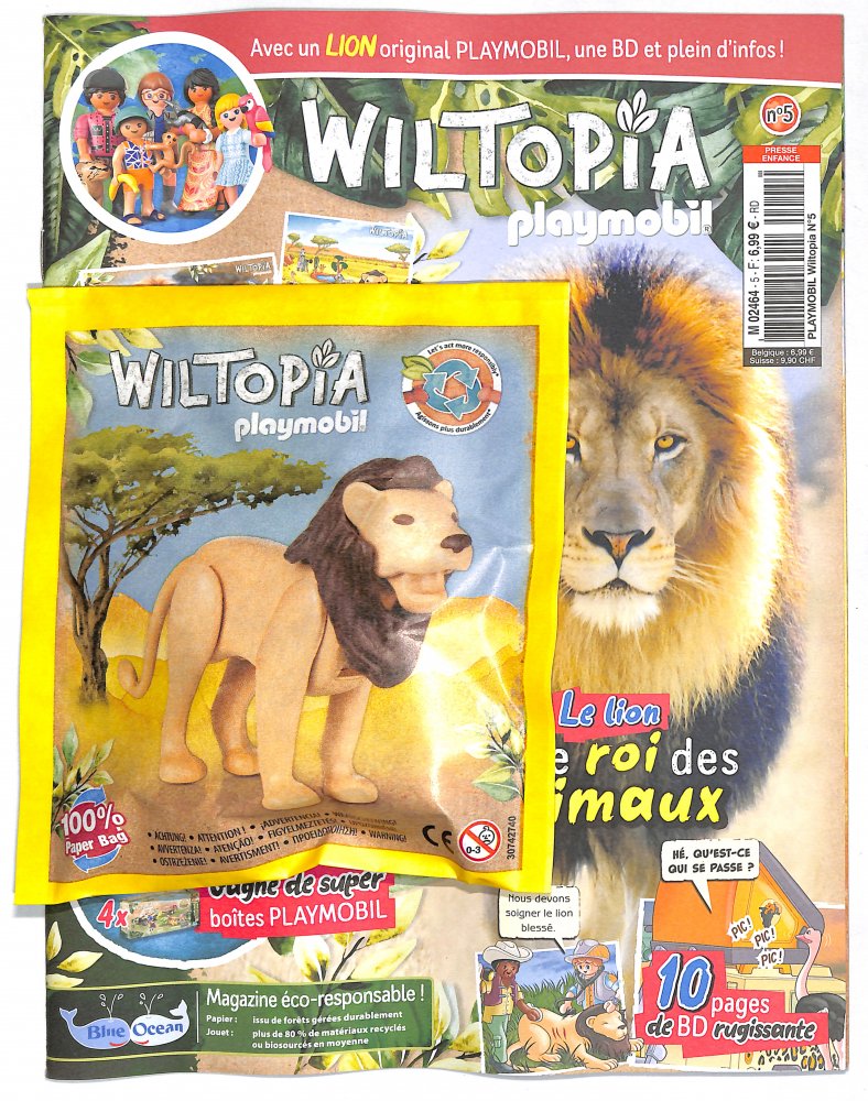 Numéro 5 magazine Wiltopia Playmobil
