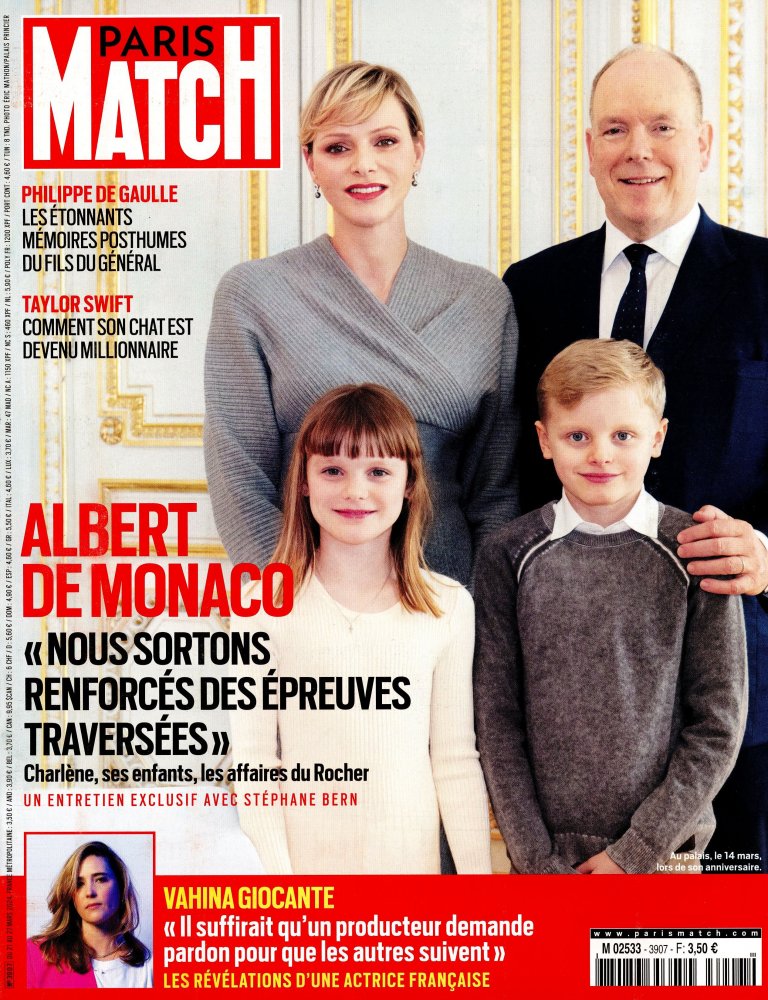 Numéro 3907 magazine Paris Match