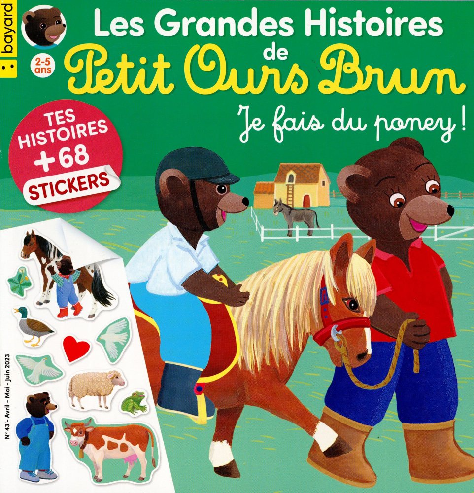 Numéro 43 magazine Les Grandes Histoires de Petit Ours Brun