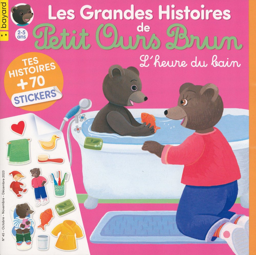 Numéro 45 magazine Les Grandes Histoires de Petit Ours Brun