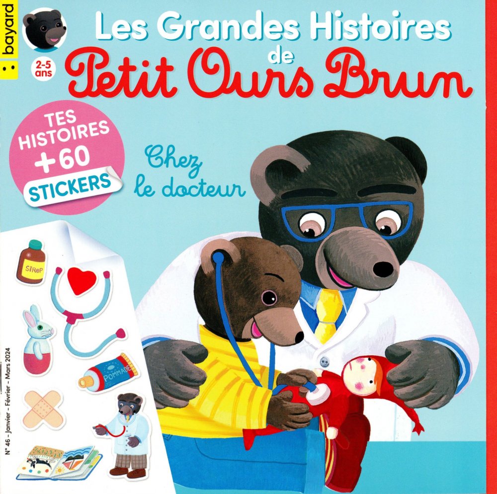 Numéro 46 magazine Les Grandes Histoires de Petit Ours Brun