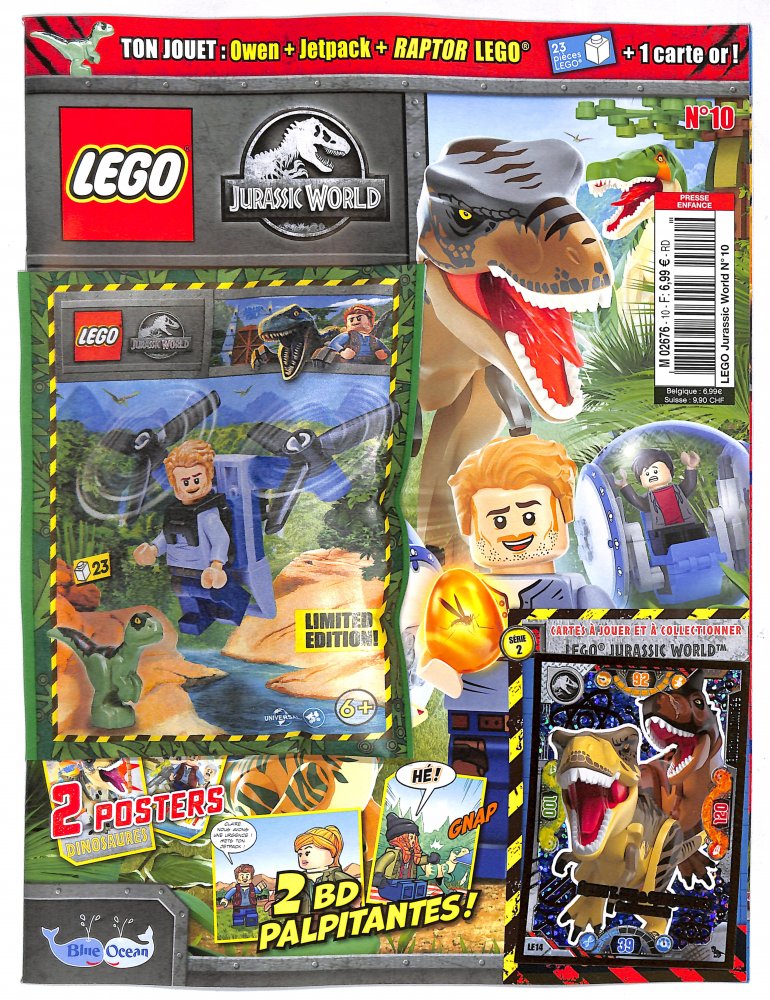 Numéro 10 magazine Lego Jurassic World