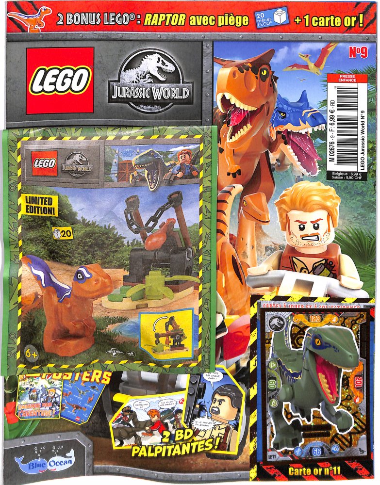 Numéro 9 magazine Lego Jurassic World