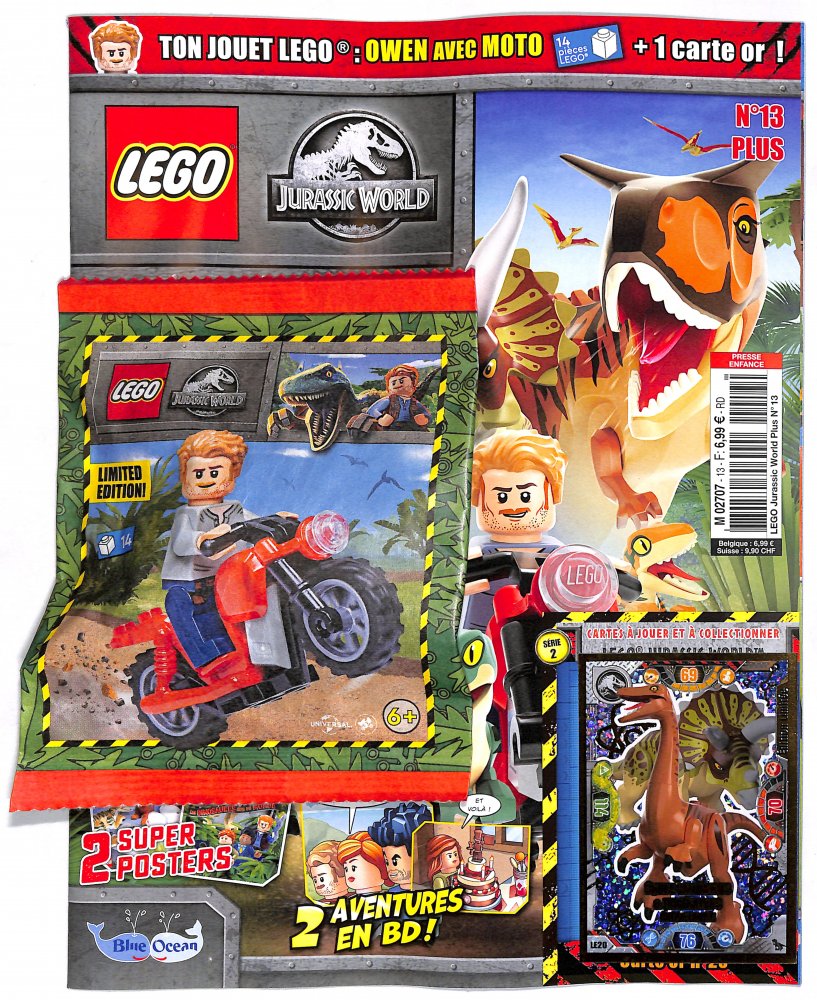 Numéro 13 magazine Lego Jurassik World