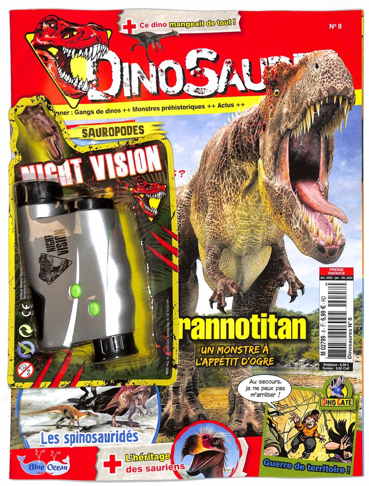 Numéro 8 magazine Dinosaures