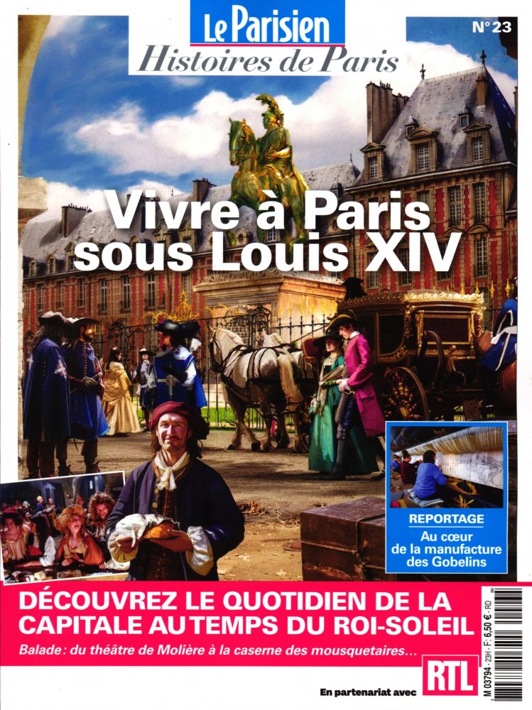 Numéro 23 magazine Le Parisien Histoires de Paris