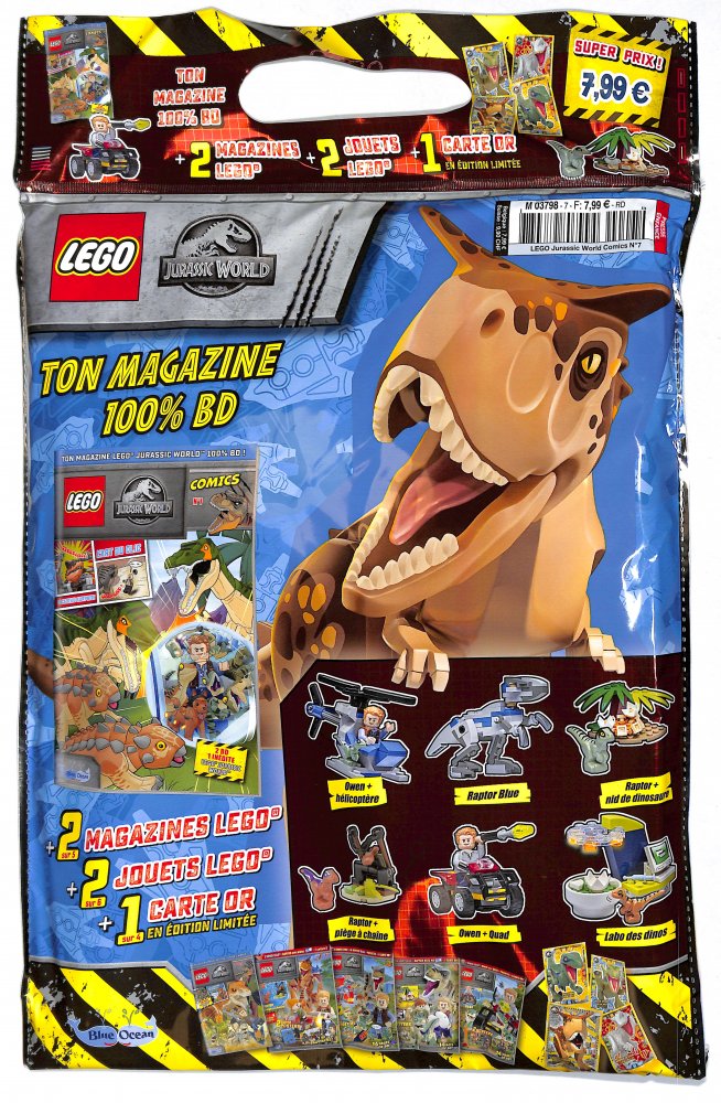 Numéro 7 magazine LEGO Jurassic World Comics
