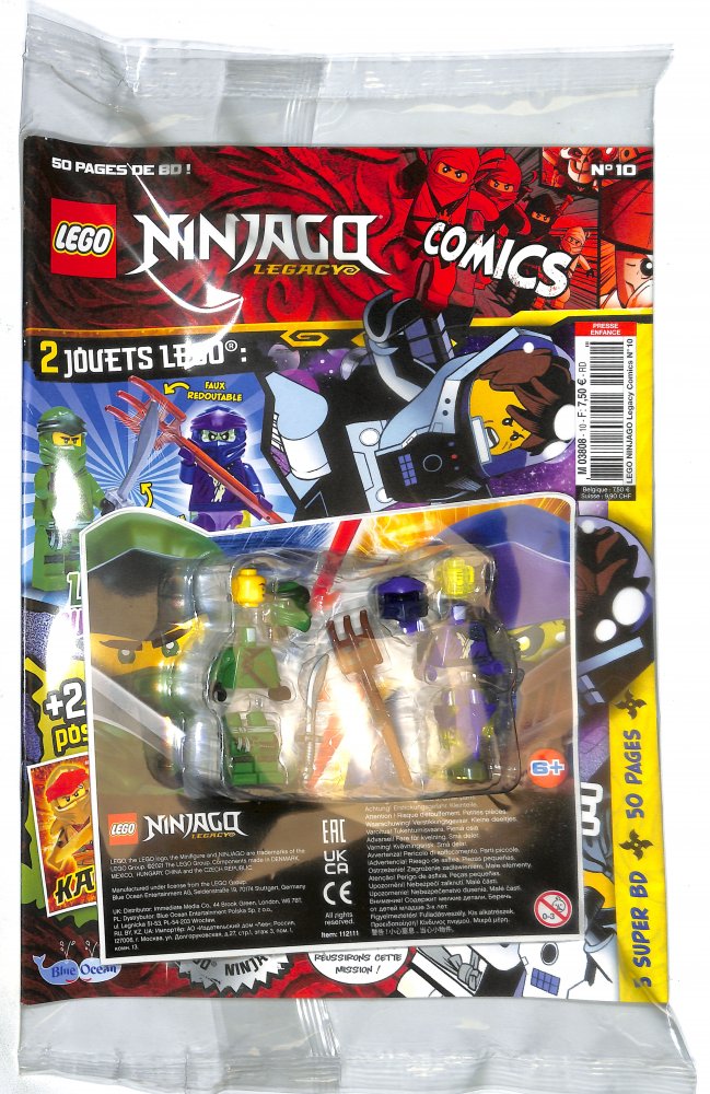 Numéro 10 magazine Lego Ninjago Legacy