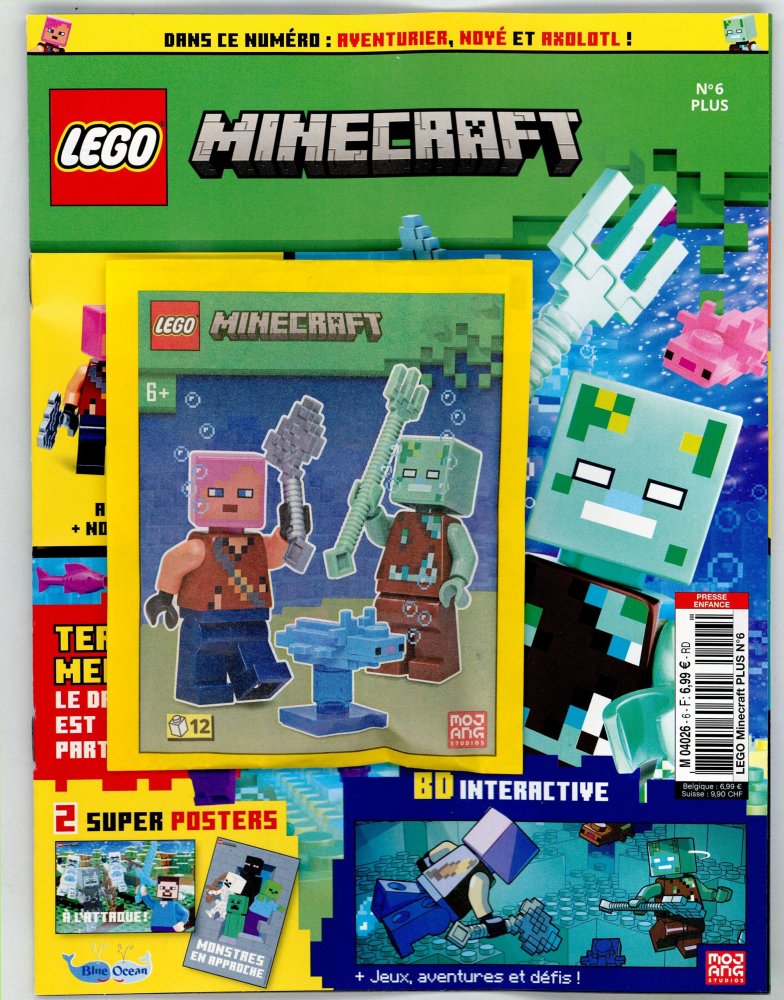 Numéro 6 magazine Lego Minecraft + Jouet