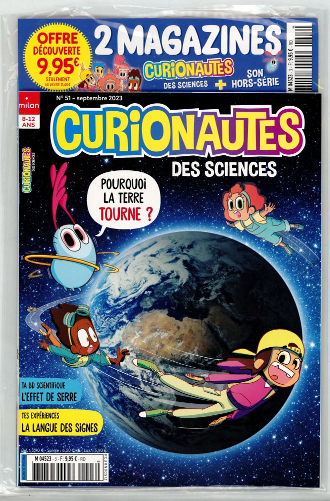 Numéro 3 magazine Offre Curionautes des Sciences + Hors-Série