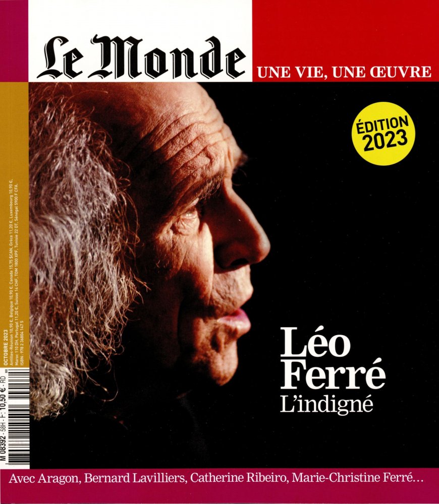 Numéro 58 magazine Le Monde Hors-série Une Vie, Une Œuvre