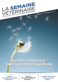 Magazine La Semaine Vétérinaire