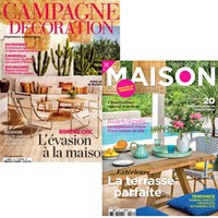 Abonement LE JOURNAL DE LA MAISON + CAMPAGNE DECORATION - Le Journal de la Maison est un journal complice... Grâce à lui vous pourrez vous identifier à un style de décoration dans lequel vous vous reconnaîtrez parfaitement. Le Journal de la Maison c'est le journal de Votre maison !Campagne Décoration (...)