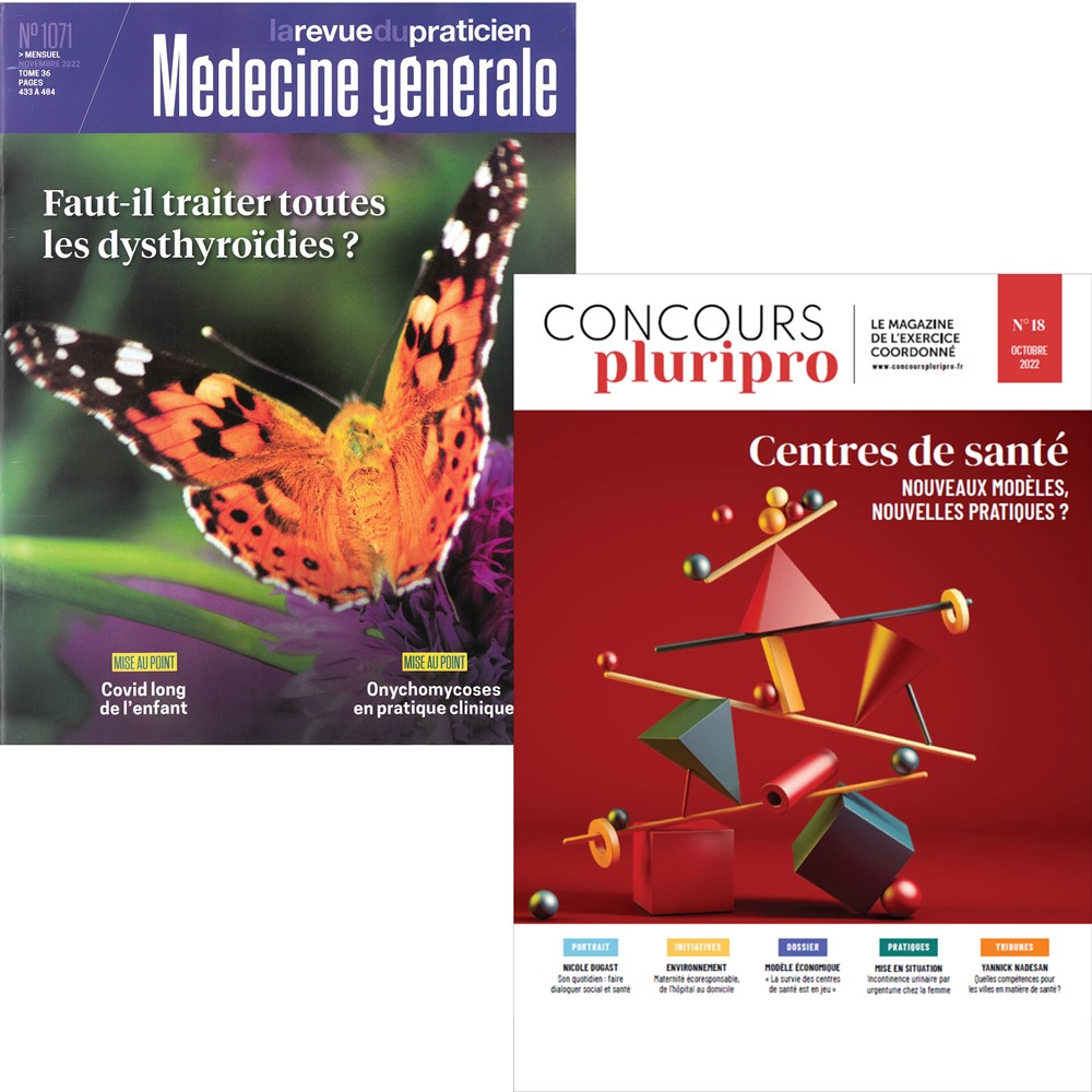 Abonnement magazine La Revue du Praticien Médecine Générale + Concours Pluripro InfoPresse