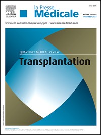 Magazine La Presse Médicale Quarterly Medical Review