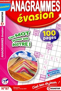 Magazine Anagrammes evasion