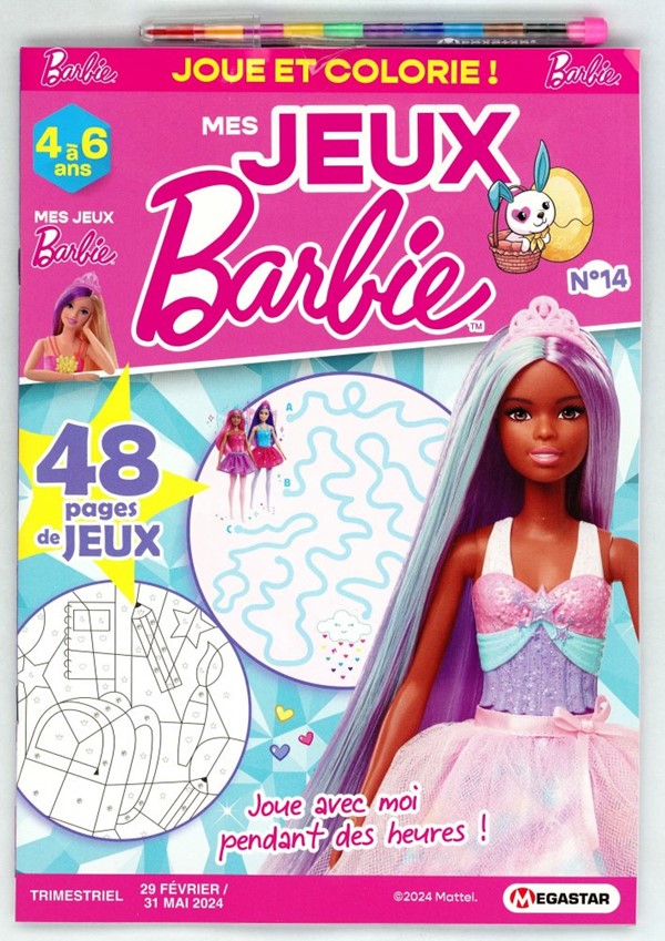 Abonnement magazine Mes Jeux Barbie