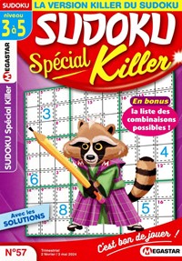 Magazine Sudoku spécial killer