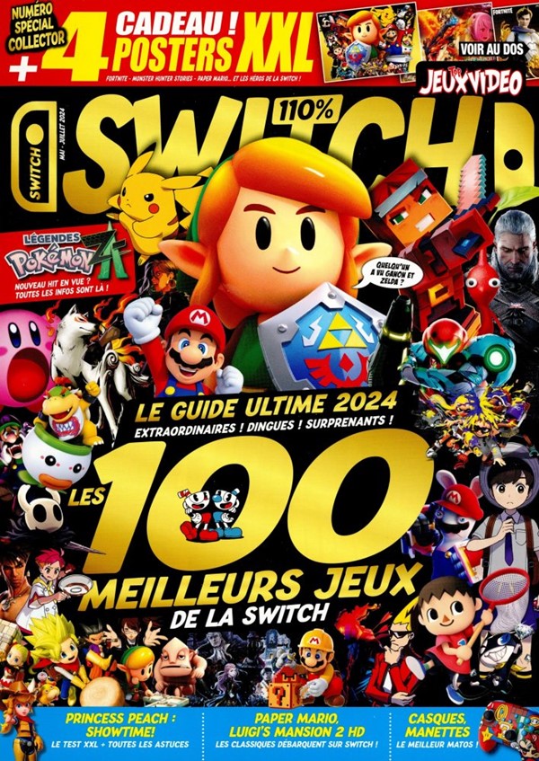 Abonnement magazine Top Jeux Vidéo 110% Switch