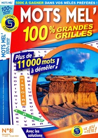 Magazine Mots Mel' 100% Grandes Grilles