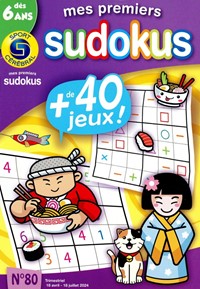 SC Mes Premiers Sudokus Dès 6 ans