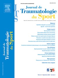 Journal de Traumatologie du Sport