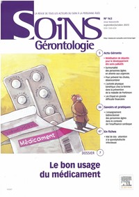 Magazine Soins Gérontologie