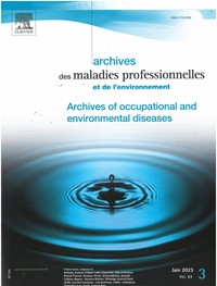 Archives des Maladies Professionnelles et de lEnvironnement Abonnement 12 mois