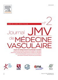 Magazine JMV Journal de Médecine Vasculaire