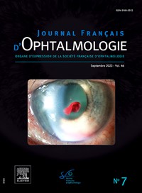 Magazine Journal Français d'Ophtalmologie