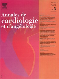 Magazine Annales de Cardiologie et d'Angéiologie