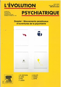 Magazine L'Evolution Psychiatrique