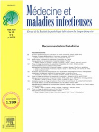 Medecine et Maladies Infectieuses - Abonnement 12 mois