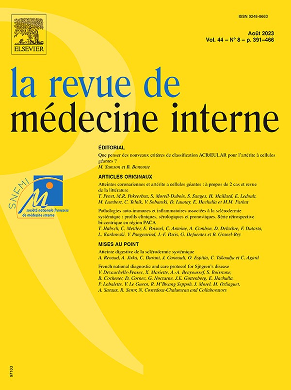 Abonnement magazine La Revue de Médecine Interne InfoPresse