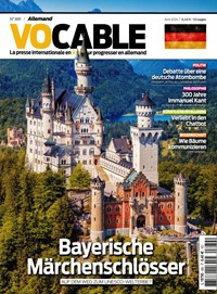 Abonnement VOCABLE ALLEMAND - Revue, magazine, journal VOCABLE ALLEMAND - La presse internationale en V.O. pour progresser en allemand - Economisez jusqu'à 37% Vous souhaitez apprendre l'allemand ? Rien de plus facile !Découvrez Vocable Allemand deux fois par mois, une méthode rapide et efficace pour obtenir un (...)