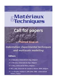 Magazine Matériaux et Techniques