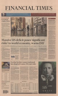 Financial Times - 18  Avril 2024