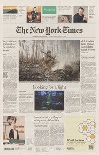 International New York Times - 20 et 21 Avril 2024