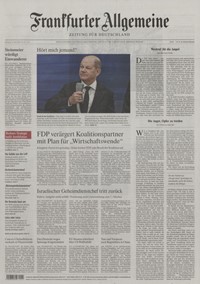 Frankfurter Allgemeine - 23 Avril 2024