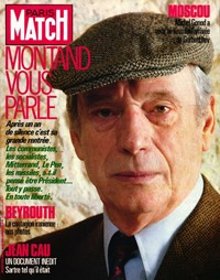 Paris Match du 22 Mars 1985 Yves Montand